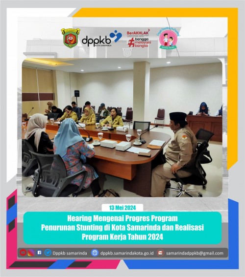 DPPKB Ikut Serta Kegiatan Hearing Mengenai Progres Program Penurunan Stunting di Kota Samarinda