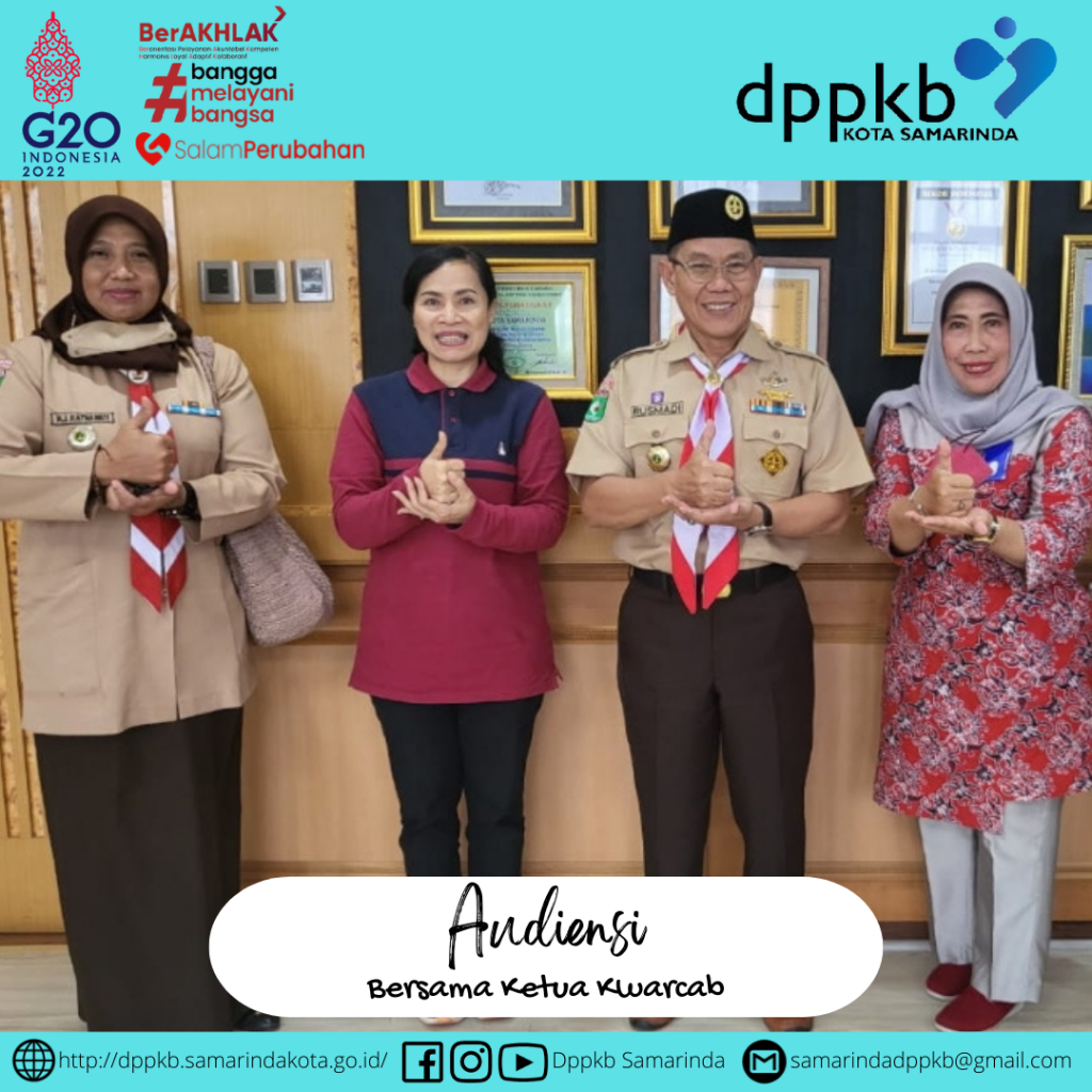 Audiensi bersama Ketua Kwarcab