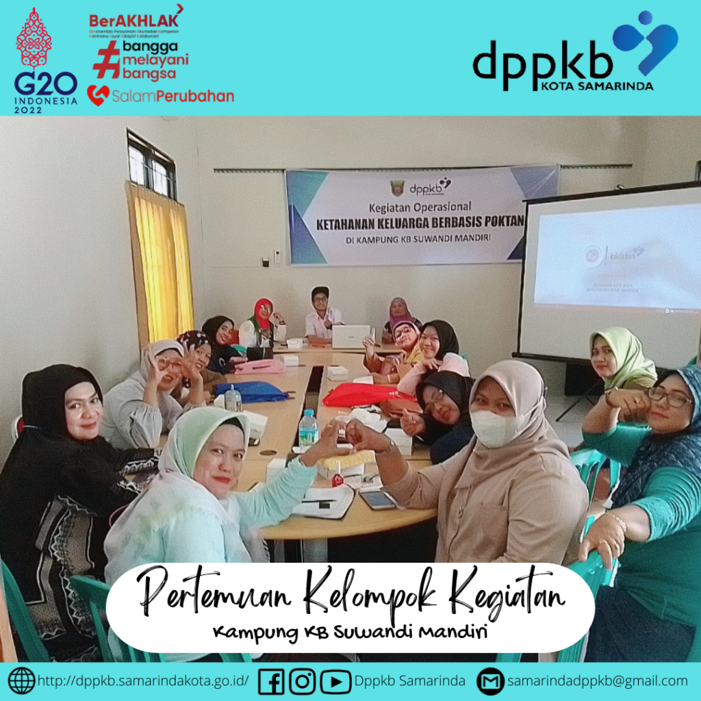 Pertemuan Kelompok Kegiatan Kampung Keluarga Berkualitas (KB) Suwandi Mandiri