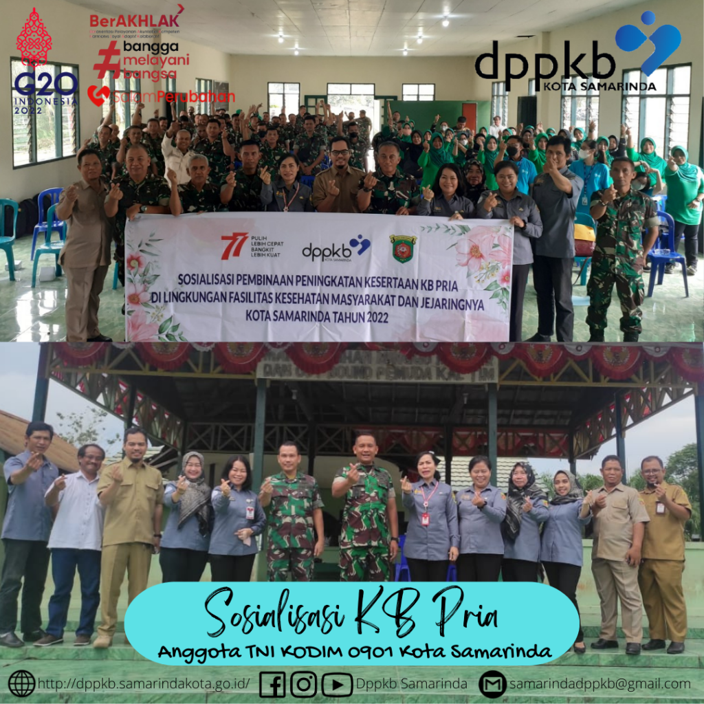 Sosialisasi KB Pria Bagi Anggota TNI KODIM 0901 Kota Samarinda