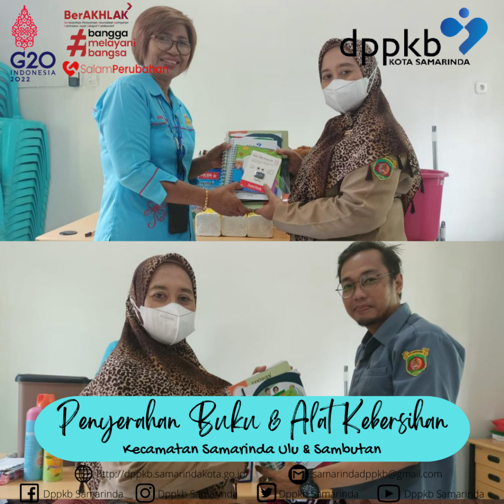 Penyerahan Buku & Alat Kebersihan Kecamatan Samarinda Ulu & Sambutan