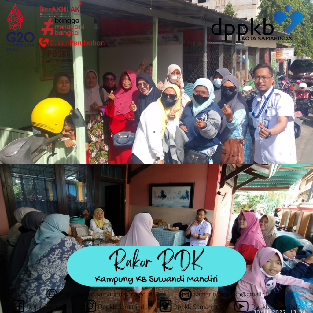 Pertemuan Rutin Rakor RDK Di Sekretariat Kampung KB Suwandi Mandiri