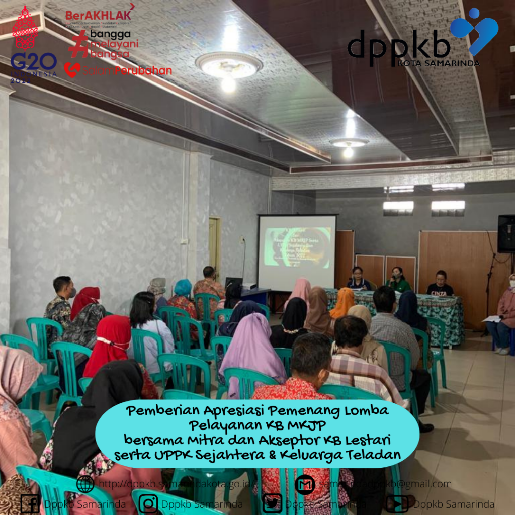 Pemberian Penghargaan KB Lestari, Pelayanan KB MKJP, UPPKS dan Keluarga Teladan Tahun 2022