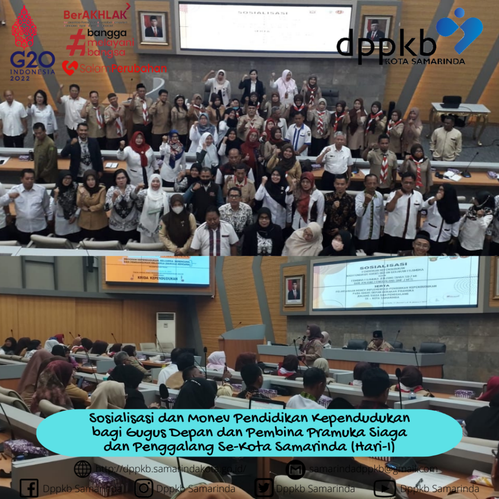 Sosialisasi dan Monev Pendidikan Kependudukan bagi Gugus Depan dan Pembina Pramuka Siaga dan Penggalang Se-Kota Samarinda