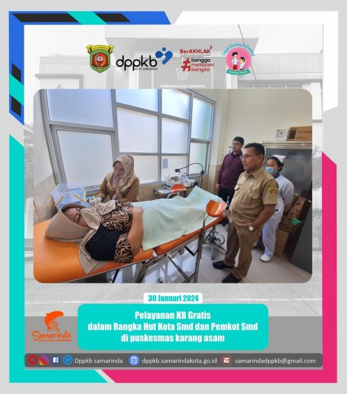 Pelayanan KB Gratis Puskesmas Karang Asam